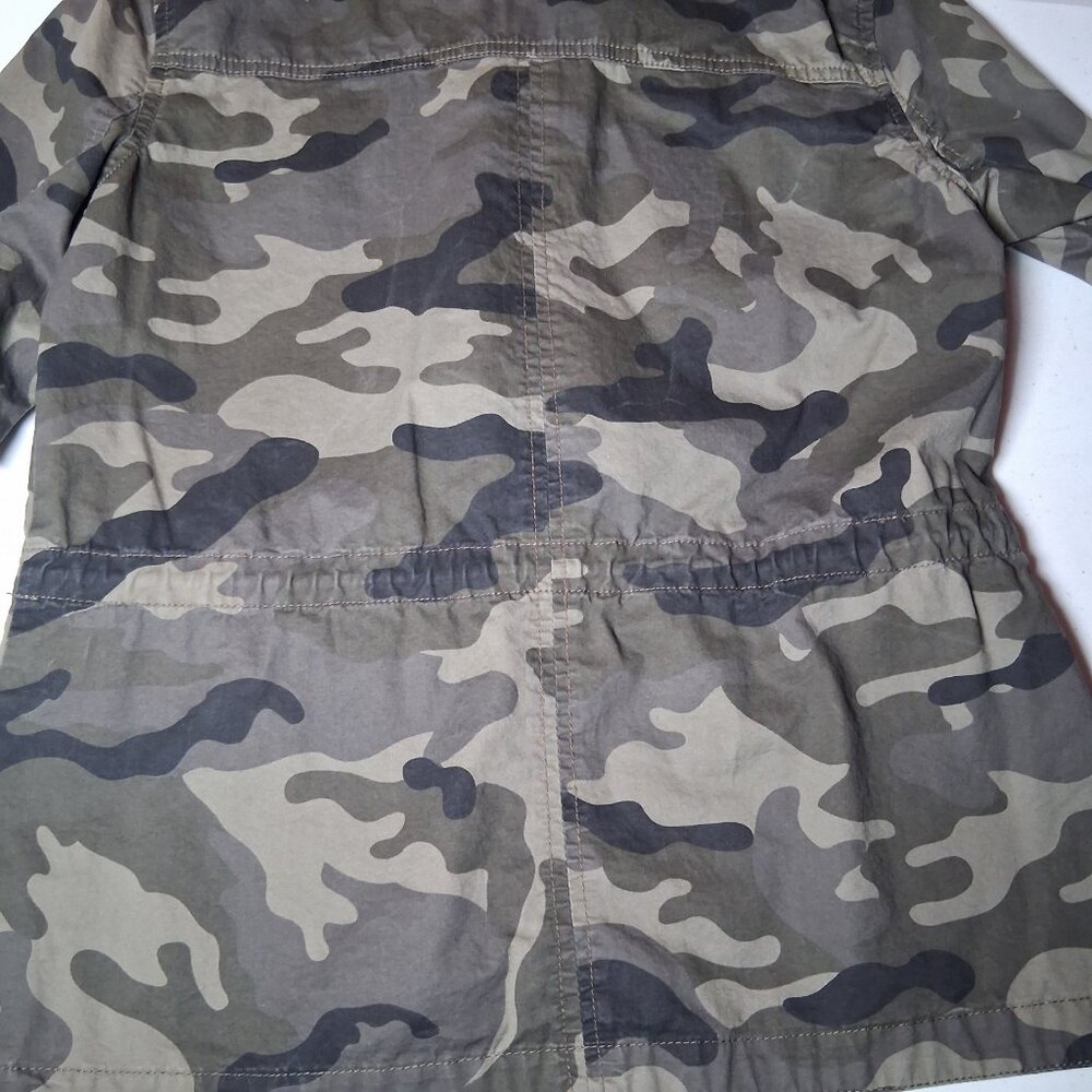 Endless Love Camo Jacket Women M Woodland Camouflage Utility Military Cargo Zip - Picture 10 of 16